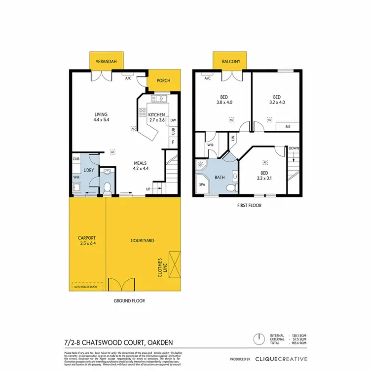 Floorplan of Homely house listing, 7/2-8 Chatswood Court, Oakden SA 5086
