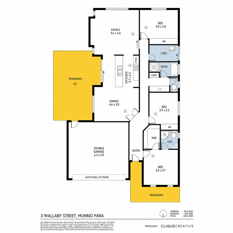 Floorplan of Homely house listing, 3 Wallaby Street, Munno Para SA 5115