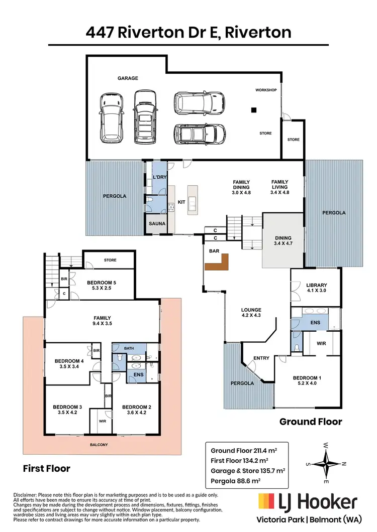 Floorplan of Homely house listing, 447 Riverton Drive East, Riverton WA 6148