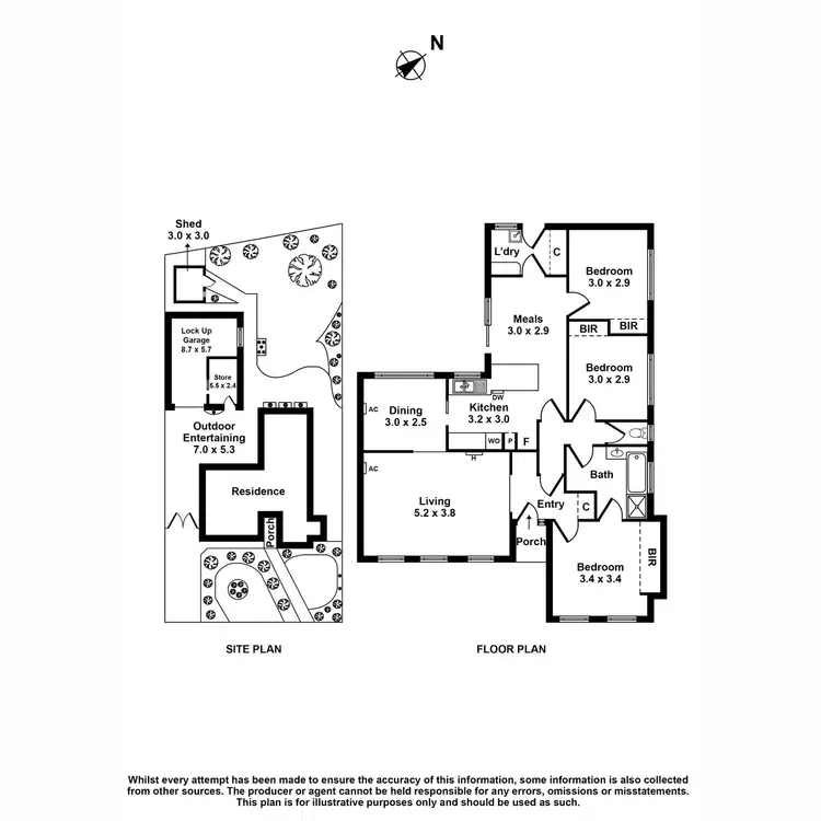 Floorplan of Homely house listing, 19 Lady Nelson Crescent, Altona Meadows VIC 3028