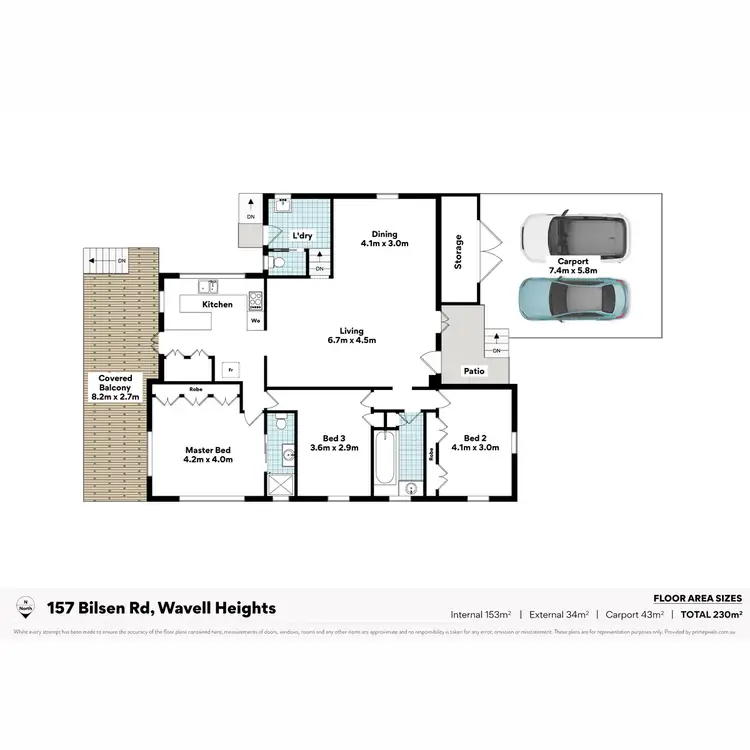 Floorplan of Homely house listing, 157 Bilsen Road, Wavell Heights QLD 4012