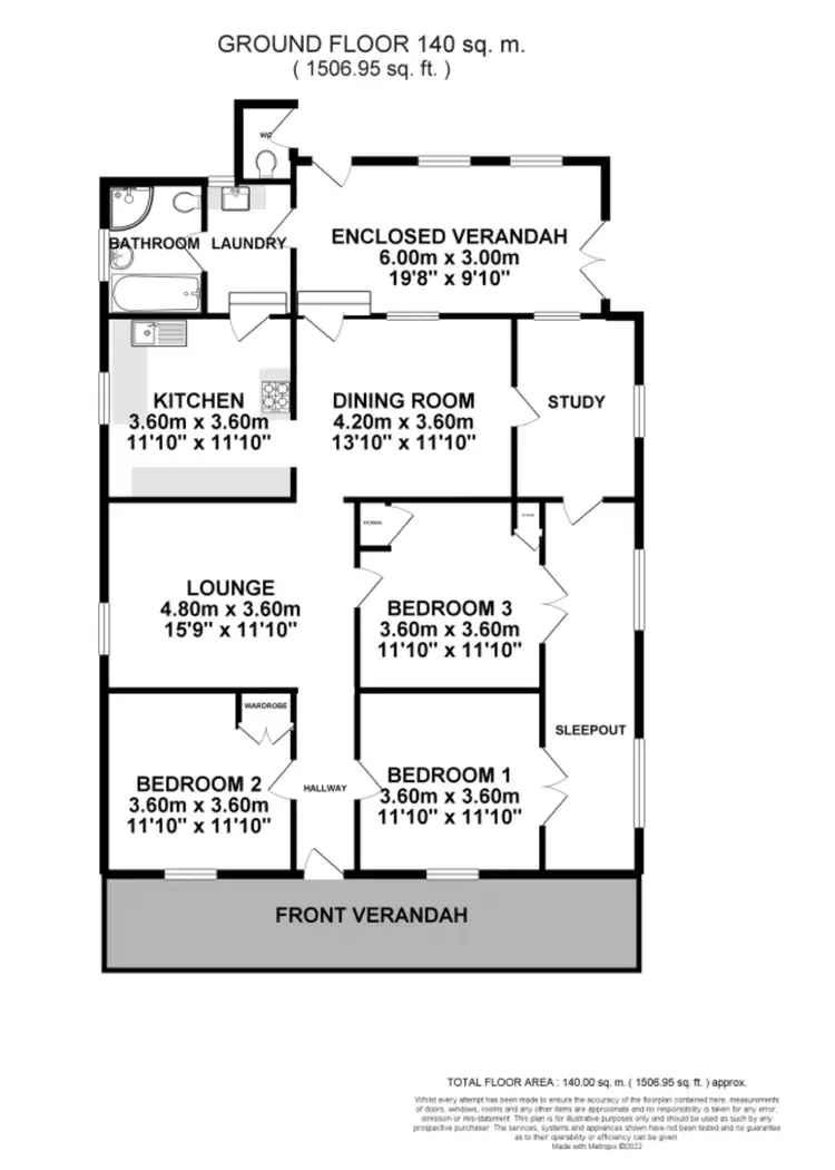 Floorplan of Homely house listing, 27 Alexander Street, Cessnock NSW 2325