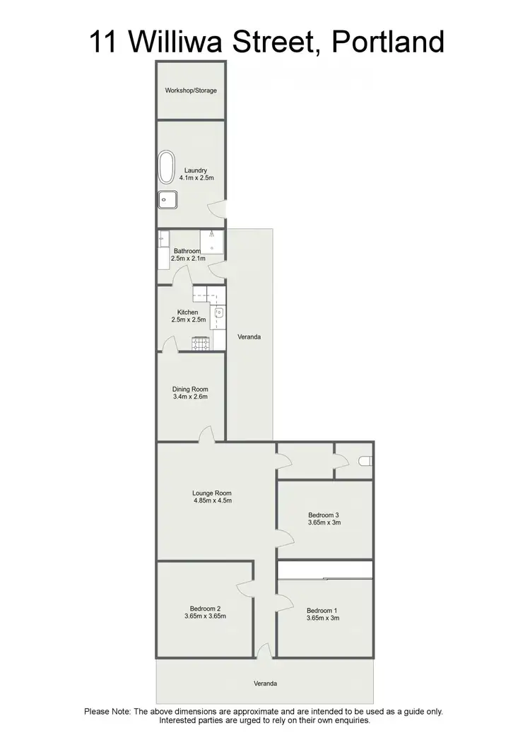 Floorplan of Homely house listing, 11 Williwa Street, Portland NSW 2847