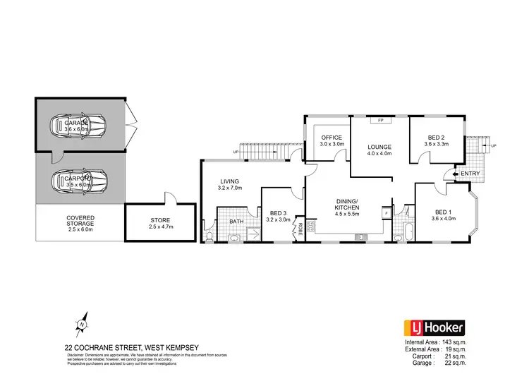 Floorplan of Homely house listing, 22 Cochrane Street, West Kempsey NSW 2440