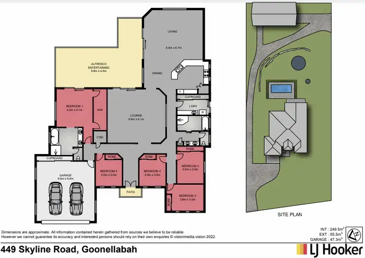 Floorplan of Homely house listing, 449 Skyline Road, Goonellabah NSW 2480