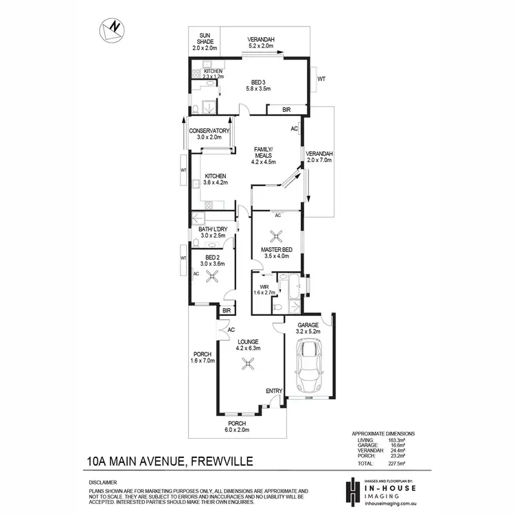 Floorplan of Homely semi-detached listing, 10A Main Avenue, Frewville SA 5063
