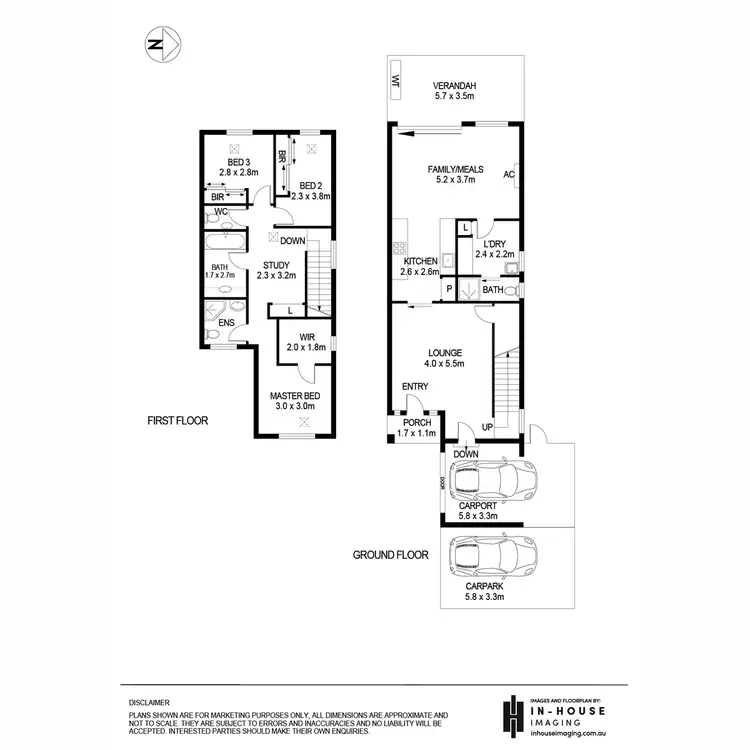 Floorplan of Homely townhouse listing, 3/57 Anstey Crescent, Kurralta Park SA 5037