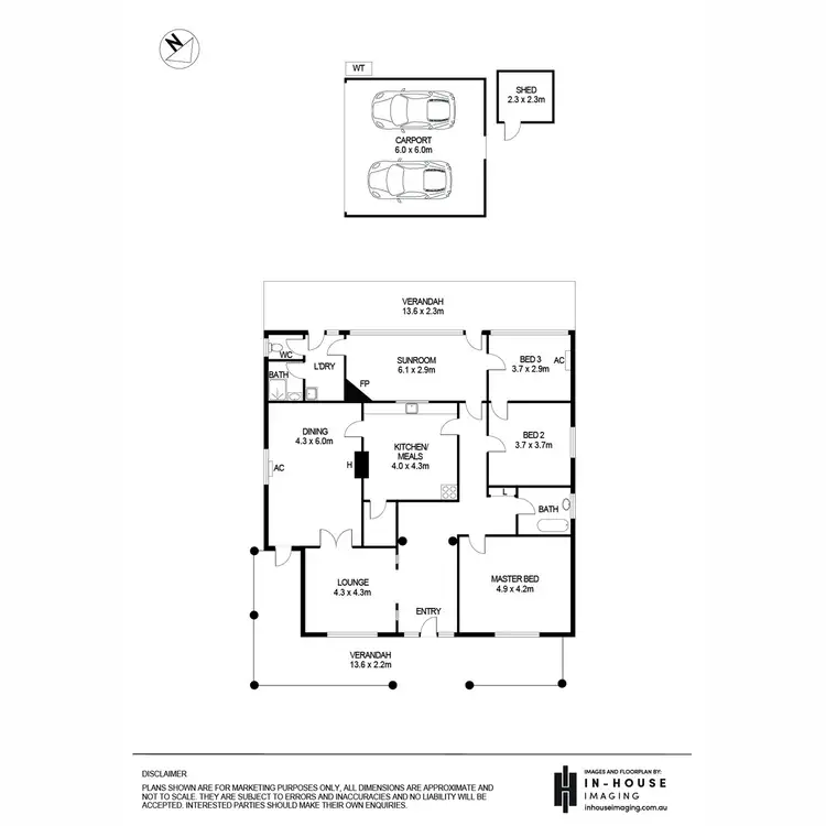 Floorplan of Homely house listing, 17 Lambert Road, Joslin SA 5070