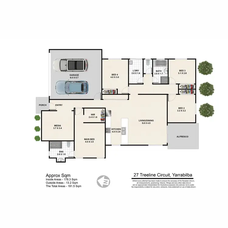 Floorplan of Homely house listing, 27 Treeline Circuit, Yarrabilba QLD 4207