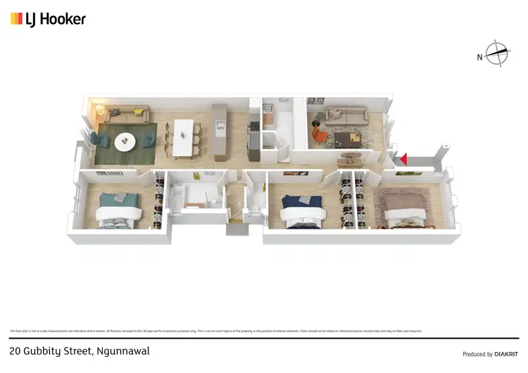 Floorplan of Homely house listing, 20 Gubbity Street, Ngunnawal ACT 2913