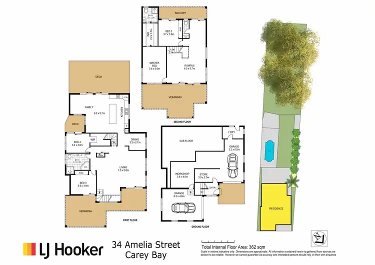 Floorplan of Homely house listing, 34 Amelia Street, Carey Bay NSW 2283