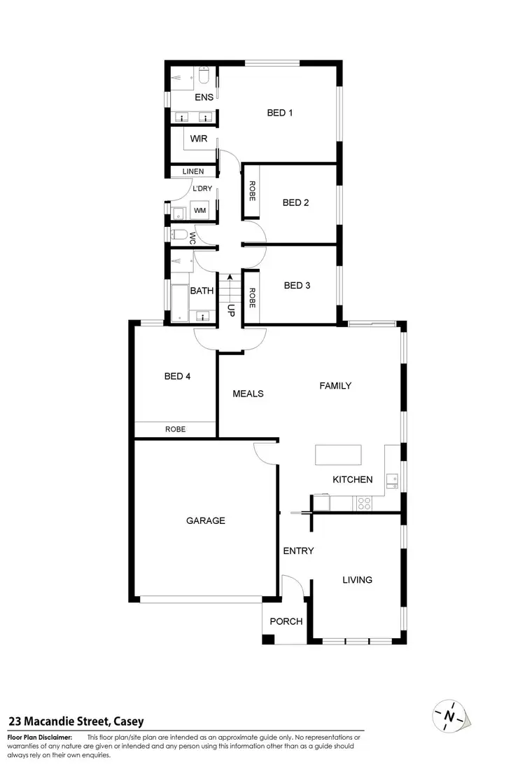 Floorplan of Homely house listing, 23 Macandie Street, Casey ACT 2913