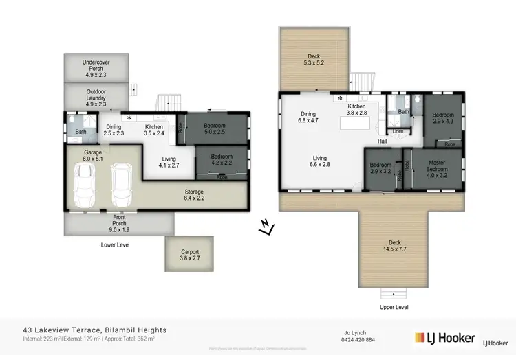 Floorplan of Homely house listing, 43 Lakeview Terrace, Bilambil Heights NSW 2486