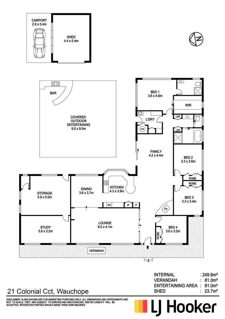 Floorplan of Homely house listing, 21 Colonial Circuit, Wauchope NSW 2446
