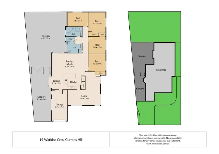 Floorplan of Homely house listing, 19 Watkins Crescent, Currans Hill NSW 2567