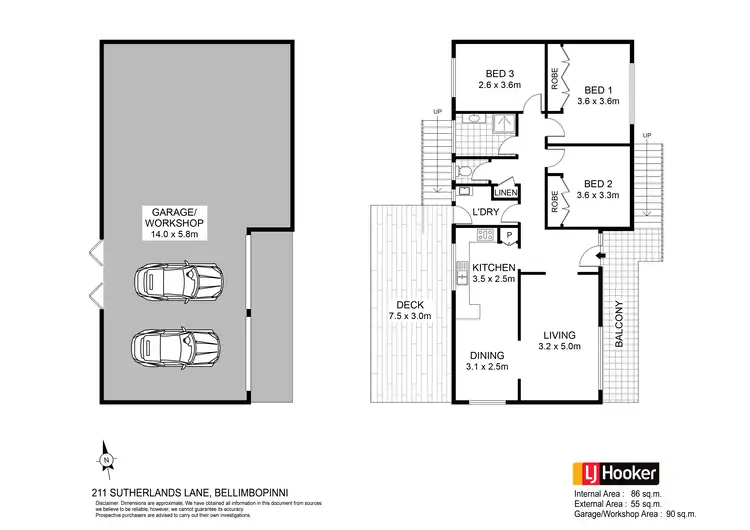 Floorplan of Homely rural property listing, 211 Sutherlands Lane, Bellimbopinni NSW 2440