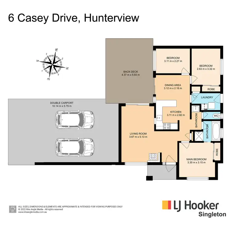 Floorplan of Homely house listing, 6 Casey Drive, Singleton NSW 2330