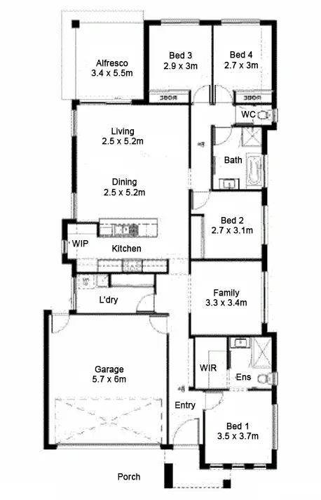 Floorplan of Homely house listing, 84 Vineyard Drive, Greenbank QLD 4124