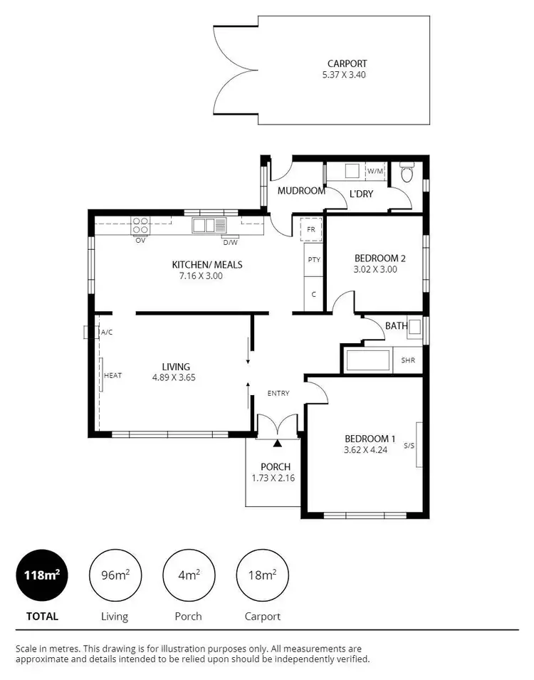 Floorplan of Homely house listing, 18 Lipsett Terrace, Brooklyn Park SA 5032