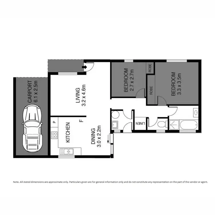 Floorplan of Homely unit listing, 3/154 Werribee Street North, Werribee VIC 3030