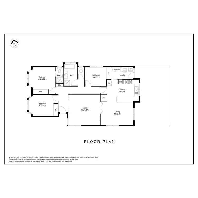 Floorplan of Homely house listing, 16 Yolanta Court, Seabrook VIC 3028