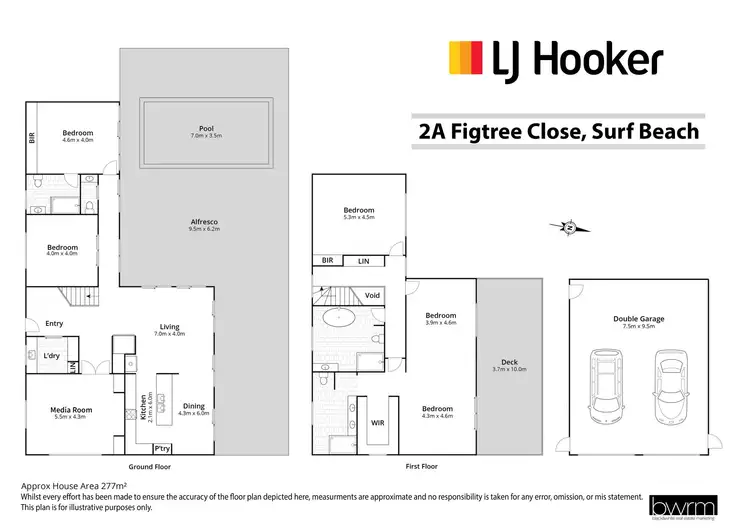 Floorplan of Homely house listing, 2A Figtree Close, Surf Beach NSW 2536