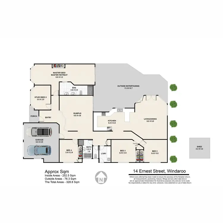 Floorplan of Homely house listing, 14 Ernest Street, Windaroo QLD 4207