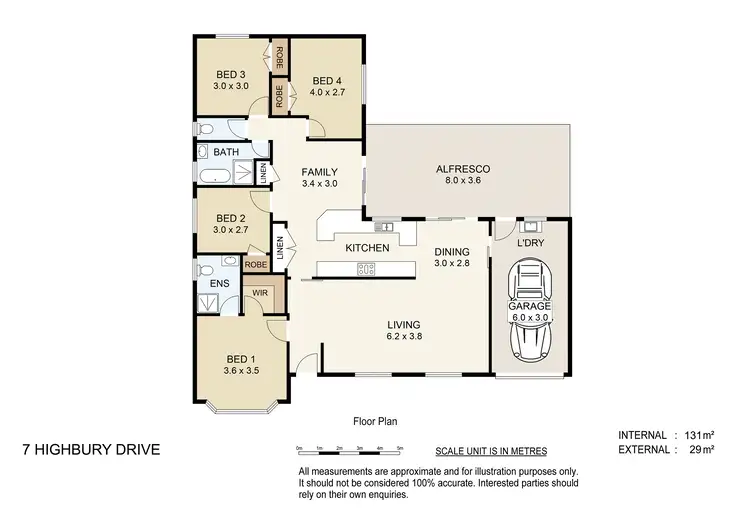 Floorplan of Homely house listing, 7 Highbury Drive, Crestmead QLD 4132