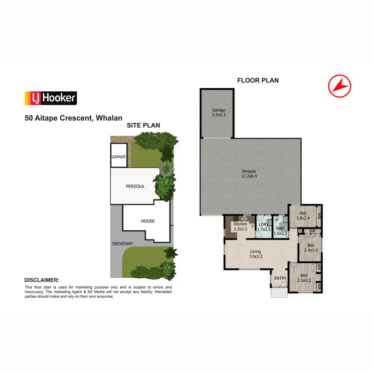 Floorplan of Homely house listing, 50 Aitape Crescent, Whalan NSW 2770