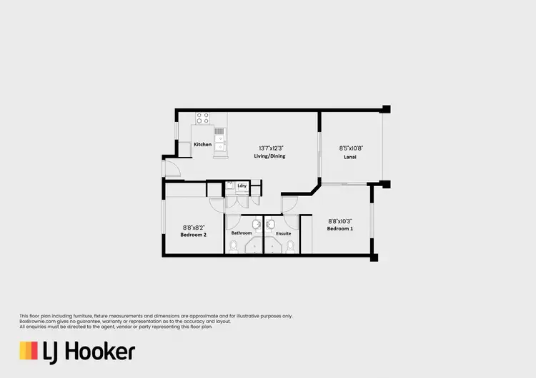 Floorplan of Homely unit listing, 102/1-2 Maytown Close, Manoora QLD 4870