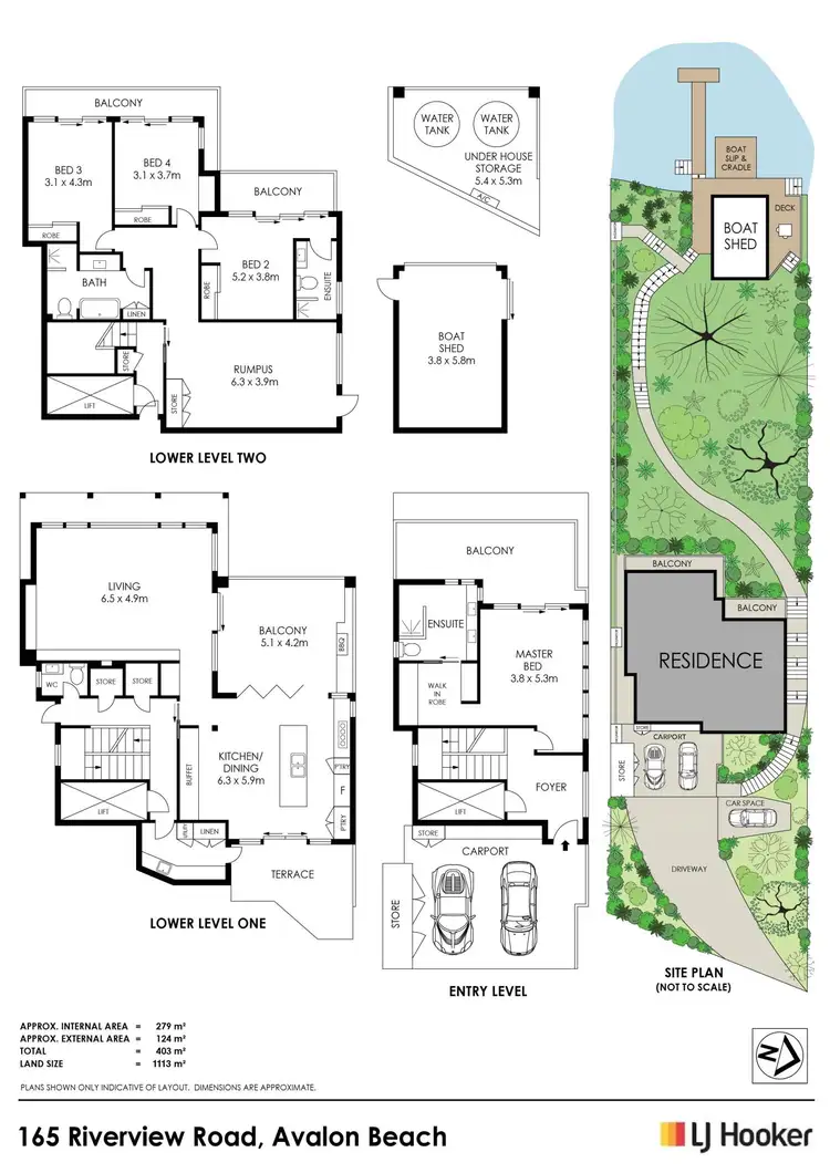 Floorplan of Homely house listing, 165 Riverview Road, Avalon Beach NSW 2107