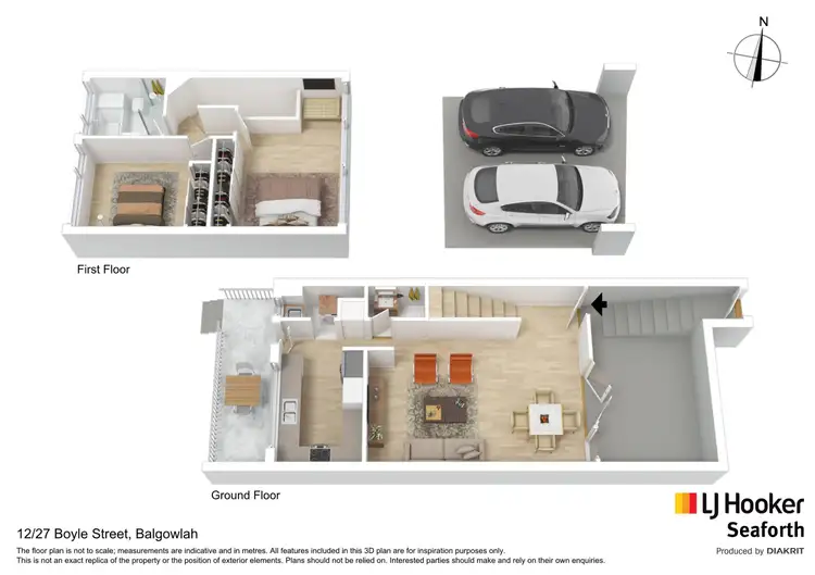Floorplan of Homely townhouse listing, 12/27 Boyle Street, Balgowlah NSW 2093