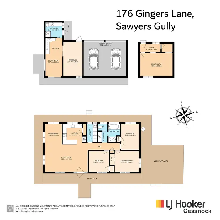 Floorplan of Homely rural property listing, 176 Gingers Lane, Sawyers Gully NSW 2326
