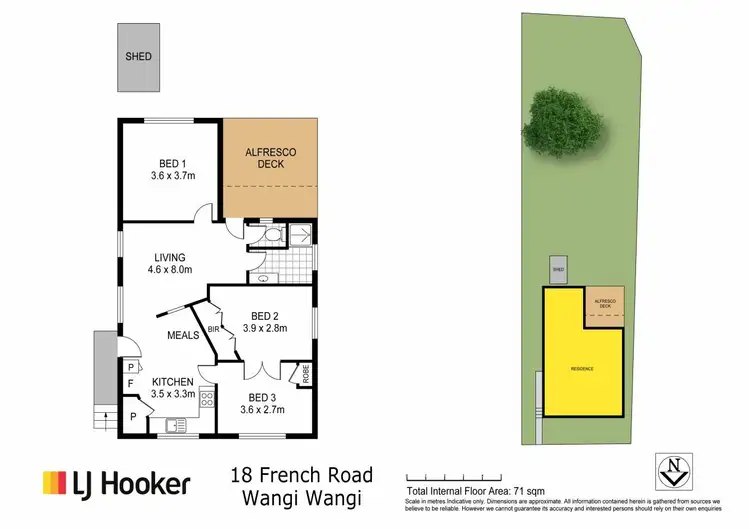 Floorplan of Homely house listing, 18 French Road, Wangi Wangi NSW 2267