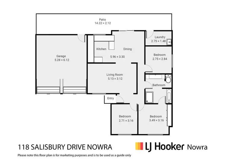 Floorplan of Homely house listing, 118 Salisbury Drive, Nowra NSW 2541