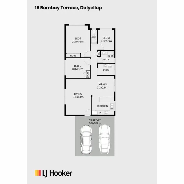 Floorplan of Homely house listing, 16 Bombay Terrace, Dalyellup WA 6230