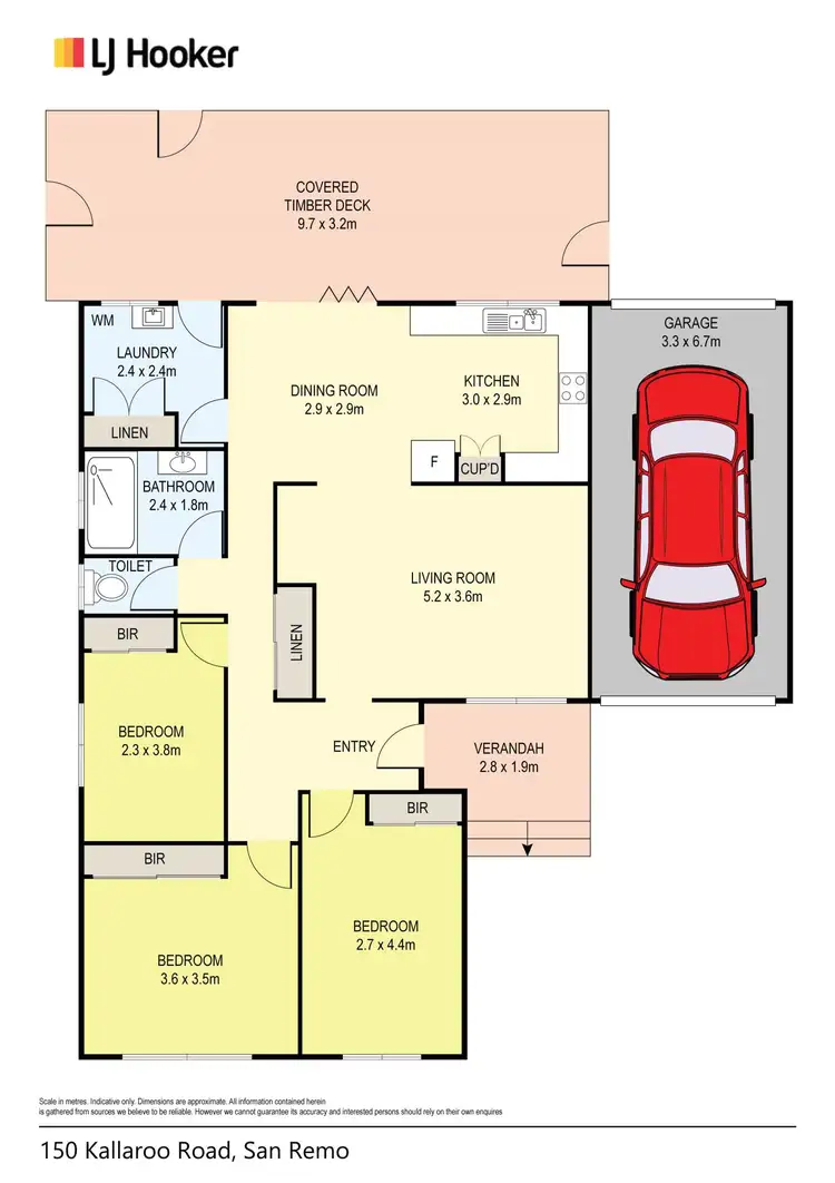Floorplan of Homely house listing, 150 Kallaroo Road, San Remo NSW 2262