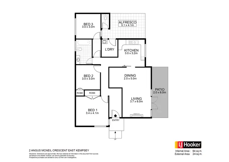 Floorplan of Homely house listing, 2 Angus McNeil Crescent, South Kempsey NSW 2440