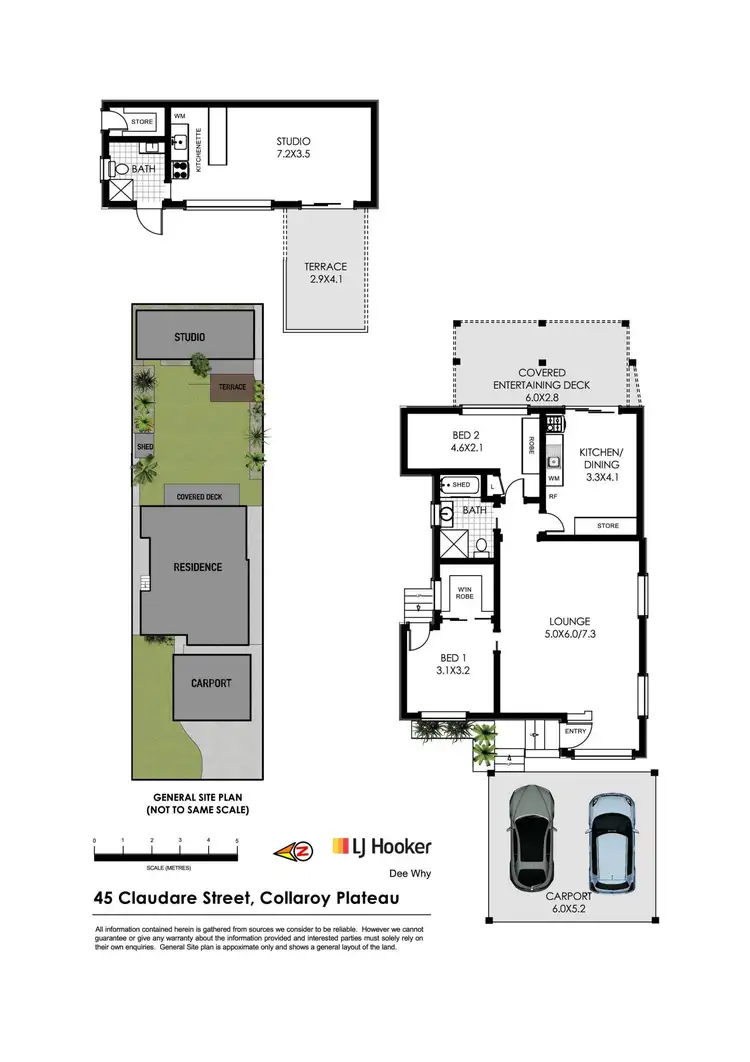Floorplan of Homely house listing, 45 Claudare Street, Collaroy Plateau NSW 2097