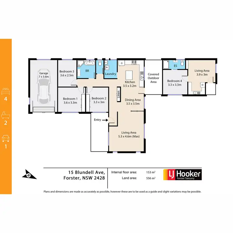 Floorplan of Homely house listing, 15 Blundell Avenue, Forster NSW 2428