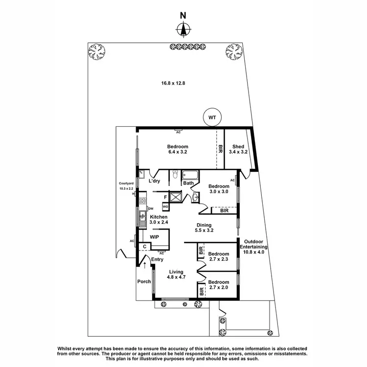 Floorplan of Homely house listing, 16 Pannam Drive, Hoppers Crossing VIC 3029