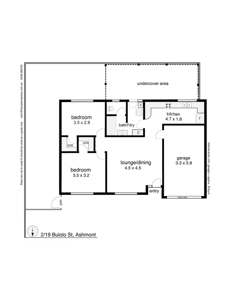 Floorplan of Homely house listing, Unit 2/19 Bulolo Street, Ashmont NSW 2650
