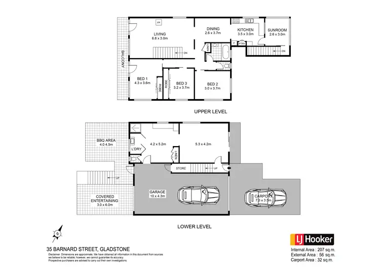 Floorplan of Homely house listing, 35 Barnard Street, Gladstone NSW 2440