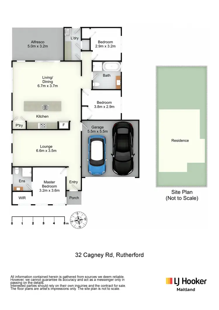 Floorplan of Homely house listing, 32 Cagney Road, Rutherford NSW 2320