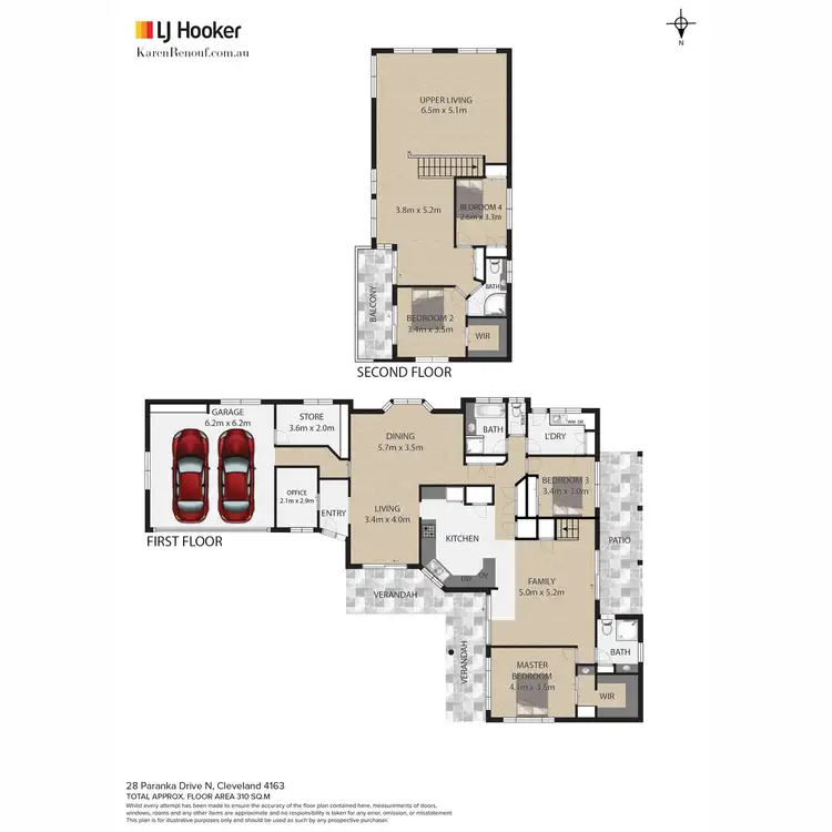 Floorplan of Homely house listing, 28 Paranka Drive North, Cleveland QLD 4163