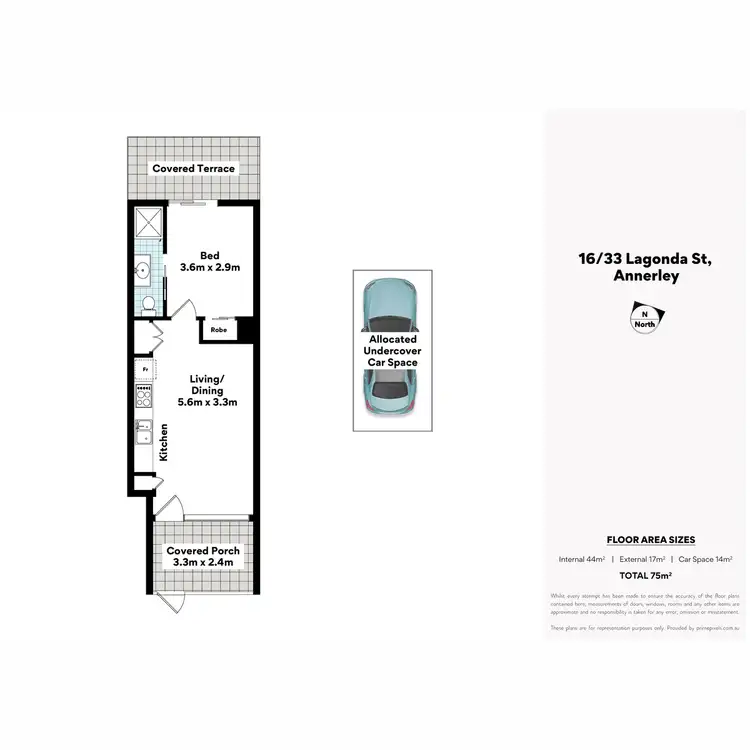 Floorplan of Homely apartment listing, 16/33 Lagonda Street, Annerley QLD 4103