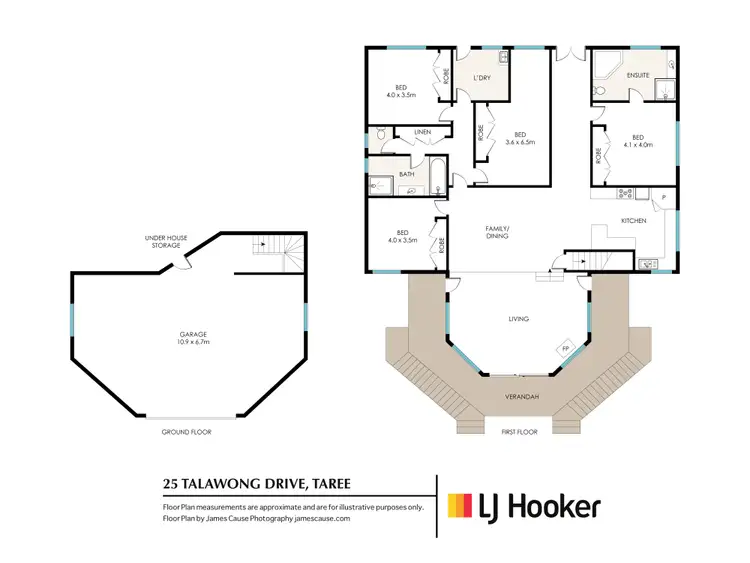 Floorplan of Homely house listing, 25 Talawong Drive, Taree NSW 2430
