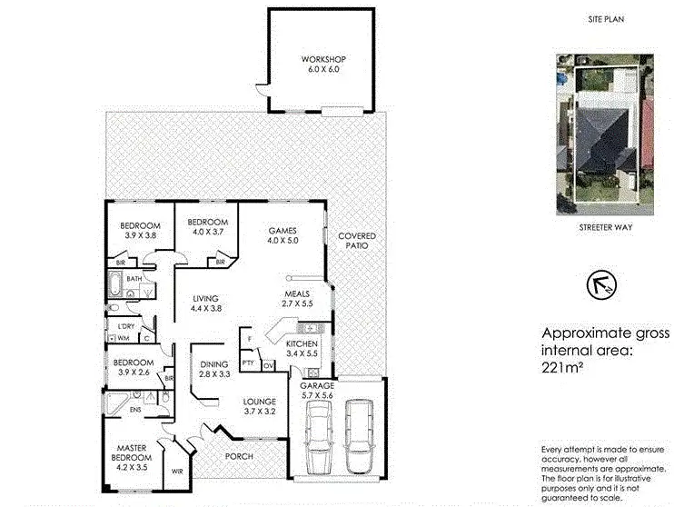 Floorplan of Homely house listing, 17 Streeter Way, Beeliar WA 6164