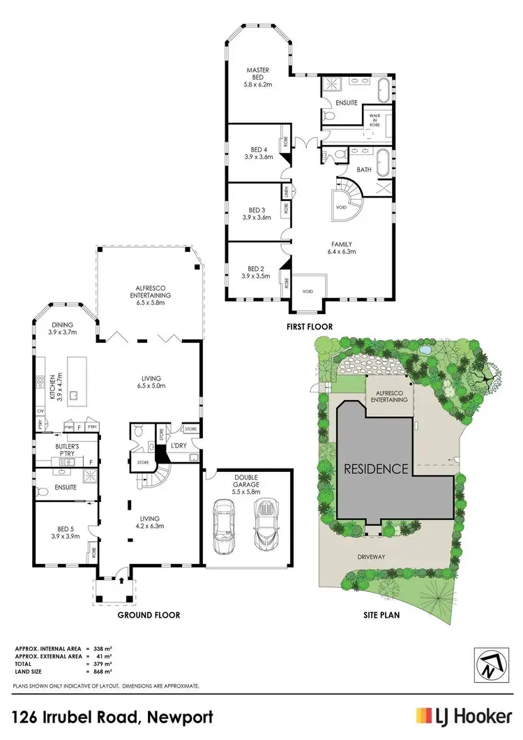 Floorplan of Homely house listing, 126 Irrubel Road, Newport NSW 2106