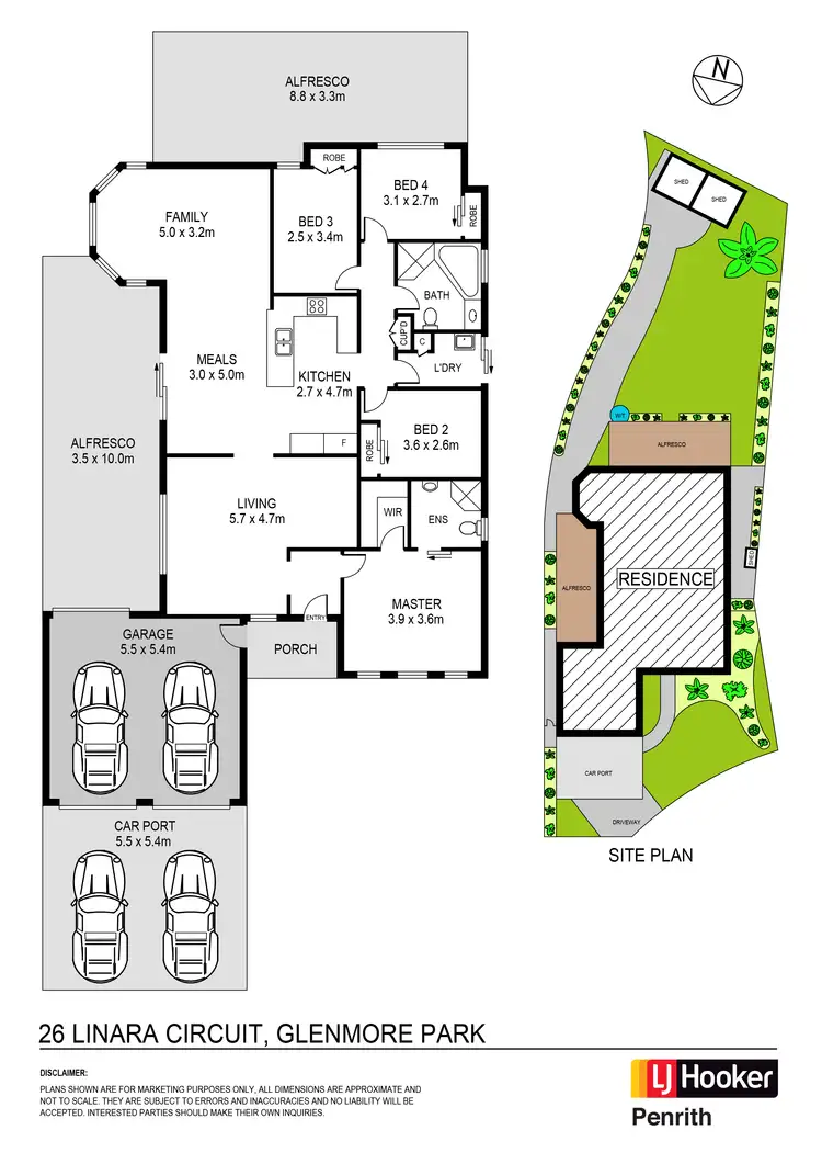 Floorplan of Homely house listing, 26 Linara Circuit, Glenmore Park NSW 2745